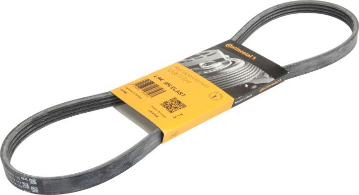 CONTINENTAL 4 PK 906 ELAST - Cinghia Poly-V www.autoricambi360.it