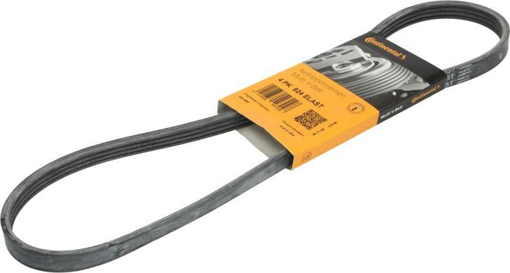 CONTINENTAL 4 PK 924 ELAST - Cinghia Poly-V www.autoricambi360.it