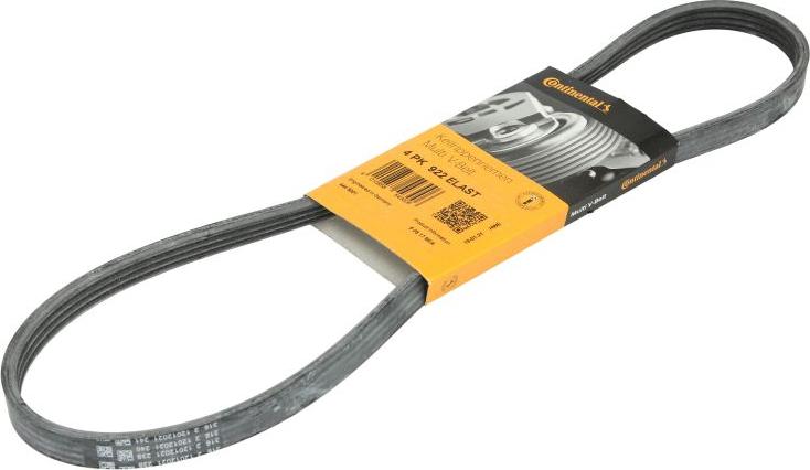 CONTINENTAL 4PK922 ELAST - Cinghia Poly-V www.autoricambi360.it