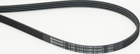 CONTINENTAL 4PK1119 ELAST - Cinghia Poly-V www.autoricambi360.it