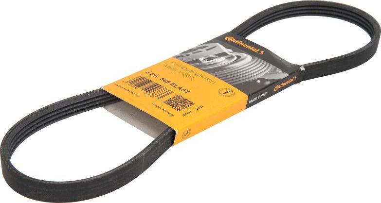 CONTINENTAL 4 PK 865 ELAST - Cinghia Poly-V www.autoricambi360.it