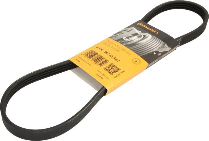 Continental 4 PK 867 ELAST - Cinghia Poly-V www.autoricambi360.it