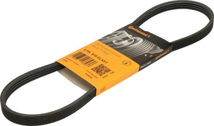 CONTINENTAL 4 PK 819 ELAST - Cinghia Poly-V www.autoricambi360.it