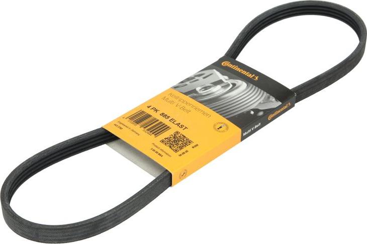 Continental 4 PK 885 ELAST - Cinghia Poly-V www.autoricambi360.it