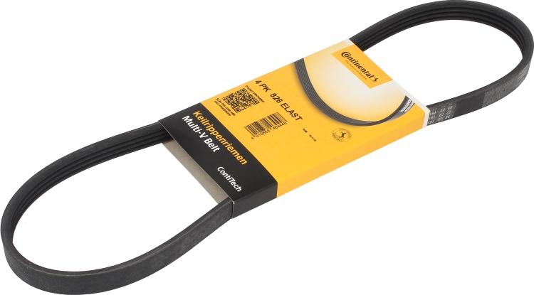 CONTINENTAL 4 PK 826 ELAST - Cinghia Poly-V www.autoricambi360.it