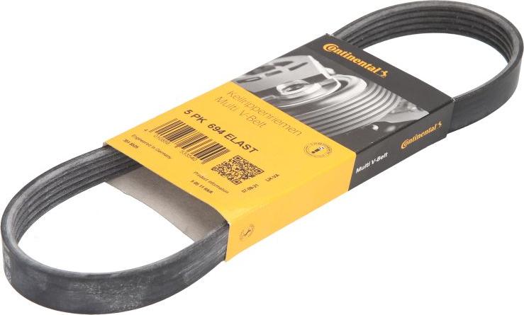 Continental 5 PK 694 ELAST - Cinghia Poly-V www.autoricambi360.it