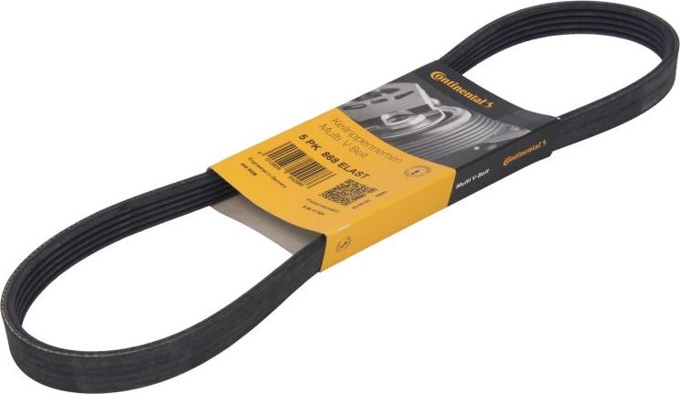 CONTINENTAL 5 PK 868 ELAST - Cinghia Poly-V www.autoricambi360.it
