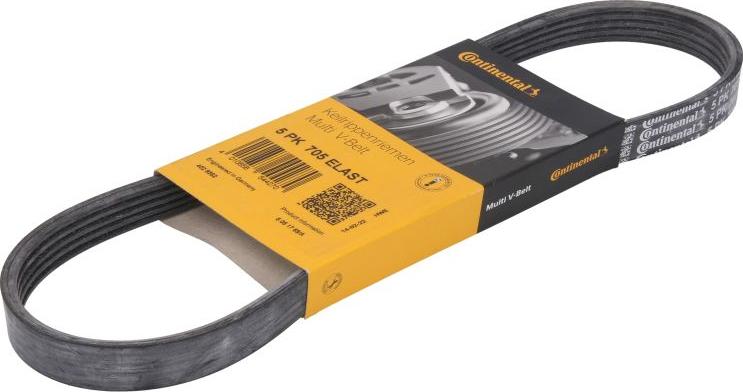 CONTINENTAL 5PK705 ELAST - Cinghia Poly-V www.autoricambi360.it