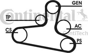 CONTINENTAL 6DPK1195D1 - Kit Cinghie Poly-V www.autoricambi360.it