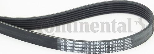 CONTINENTAL 6PK967 EXTRA - Cinghia Poly-V www.autoricambi360.it