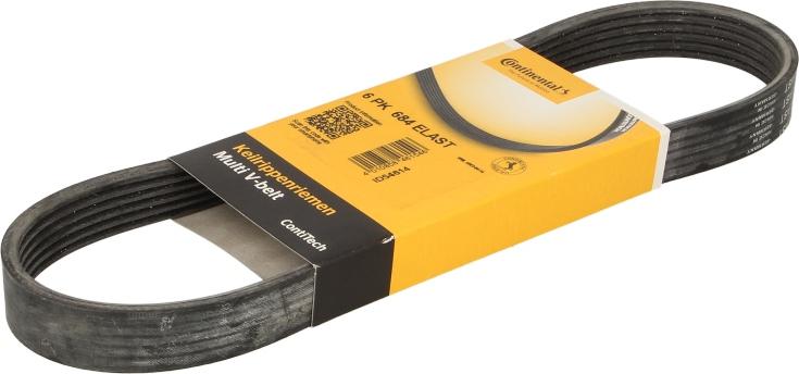 CONTINENTAL 6 PK 684 ELAST - Cinghia Poly-V www.autoricambi360.it