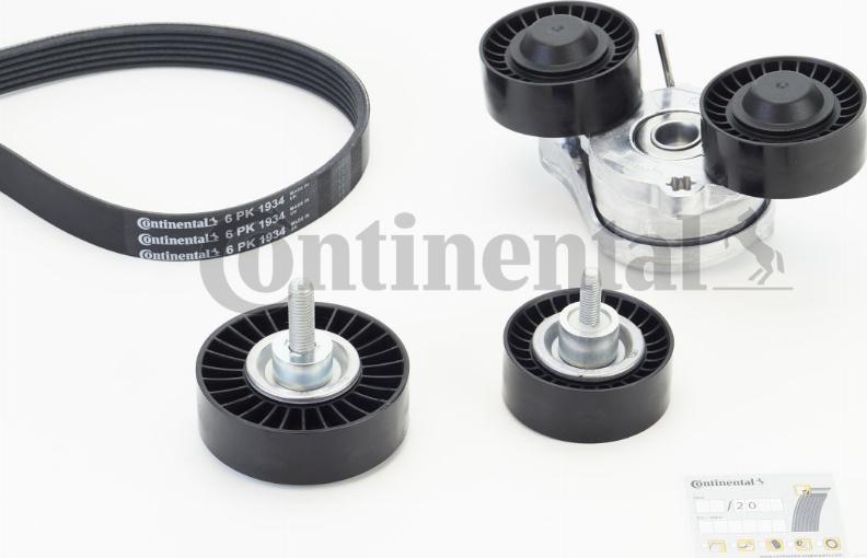 CONTINENTAL 6PK1934K1 - Kit Cinghie Poly-V www.autoricambi360.it