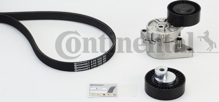 CONTINENTAL 6PK1555K2 - Kit Cinghie Poly-V www.autoricambi360.it