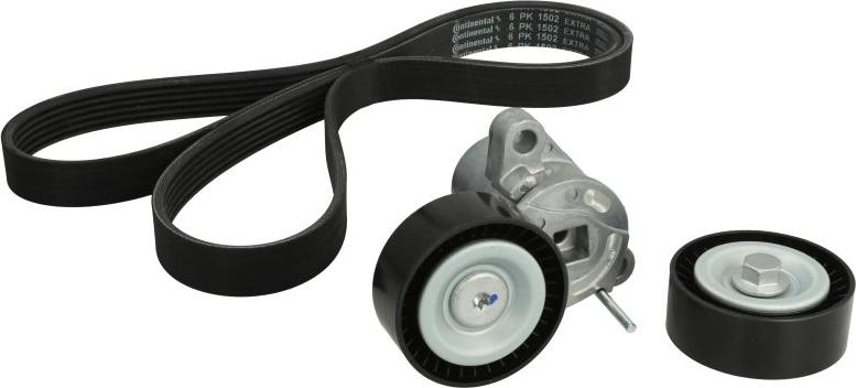 CONTINENTAL 6 PK 1502 EXTRA K1 - Kit Cinghie Poly-V www.autoricambi360.it
