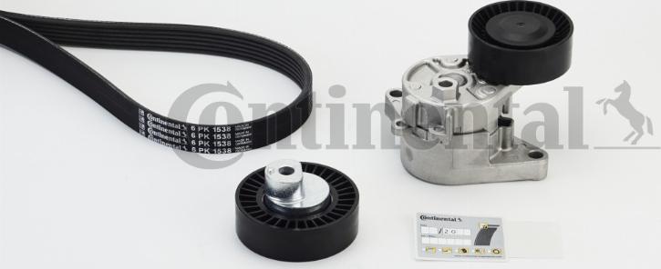 Continental 6PK1538K1 - Kit Cinghie Poly-V www.autoricambi360.it