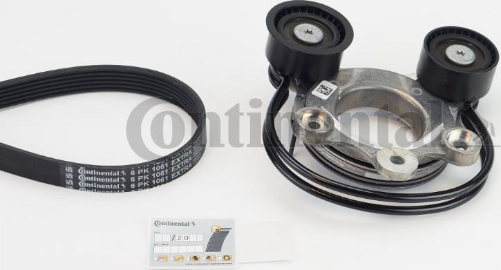 CONTINENTAL 6PK1061 EXTRA K1 - Kit Cinghie Poly-V www.autoricambi360.it