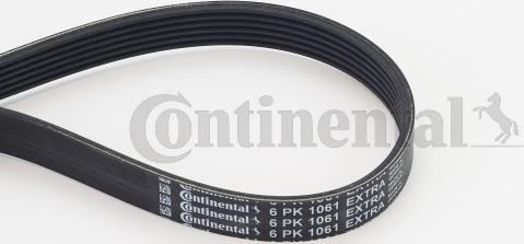 CONTINENTAL 6PK1061 EXTRA - Cinghia Poly-V www.autoricambi360.it
