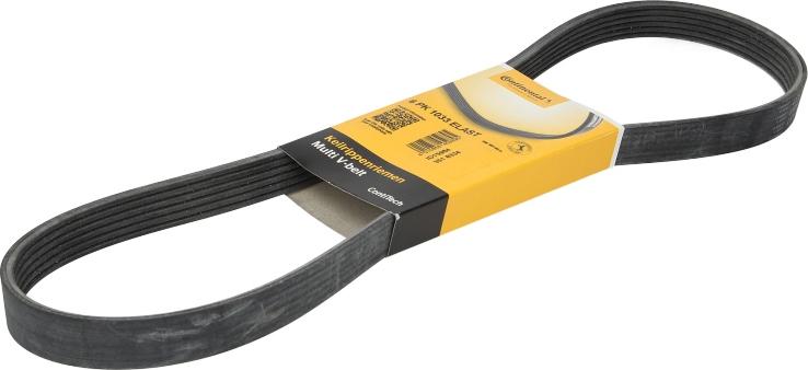 Continental 6 PK 1033 ELAST - Cinghia Poly-V www.autoricambi360.it