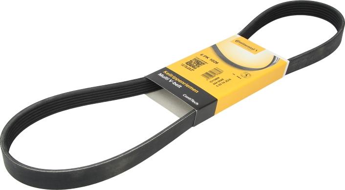 Continental 6PK1026 - Cinghia Poly-V www.autoricambi360.it