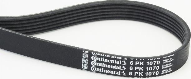 CONTINENTAL 6PK1070 - Cinghia Poly-V www.autoricambi360.it