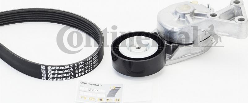 CONTINENTAL 6PK1120K1 - Kit Cinghie Poly-V www.autoricambi360.it