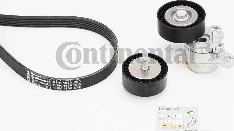CONTINENTAL 6PK1830K1 - Kit Cinghie Poly-V www.autoricambi360.it