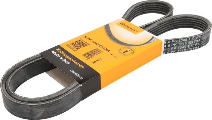 Continental 6 PK 1345 EXTRA - Cinghia Poly-V www.autoricambi360.it