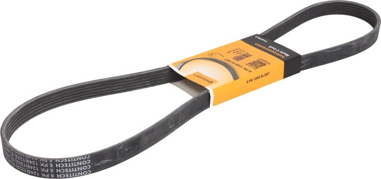 CONTINENTAL 6 PK 1249 ELAST - Cinghia Poly-V www.autoricambi360.it