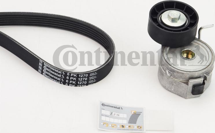 CONTINENTAL 6PK1270K1 - Kit Cinghie Poly-V www.autoricambi360.it