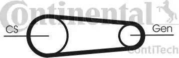 Continental 6PK842 ELAST T1 - Kit Cinghie Poly-V www.autoricambi360.it