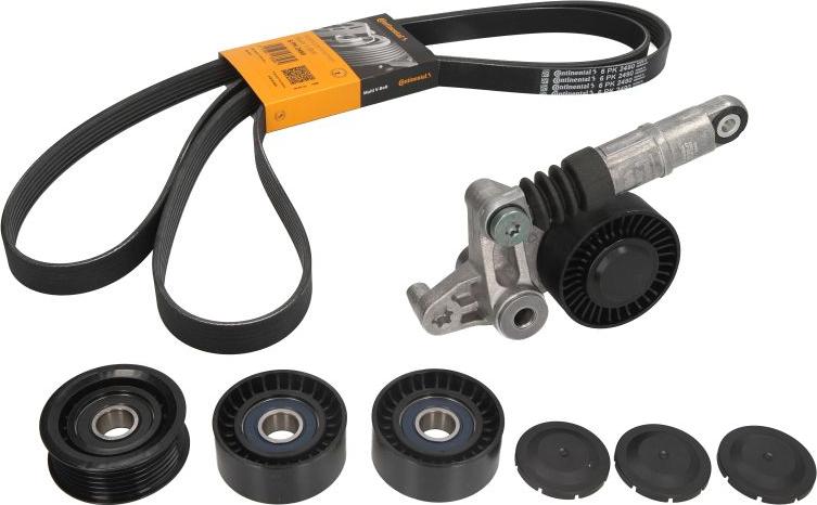 Continental 6 PK 2490 K1 - Kit Cinghie Poly-V www.autoricambi360.it