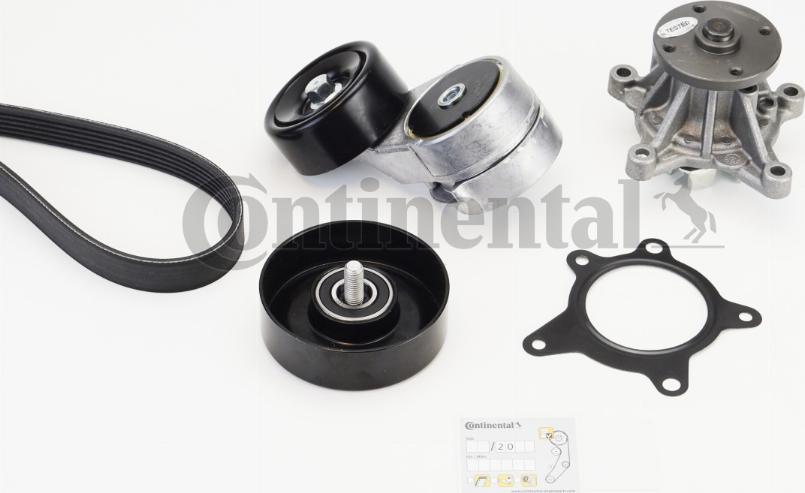CONTINENTAL 6PK2140WP1 - Pompa acqua + Kit cinghia Poly V www.autoricambi360.it