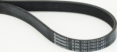 CONTINENTAL 6PK730 ELAST - Cinghia Poly-V www.autoricambi360.it