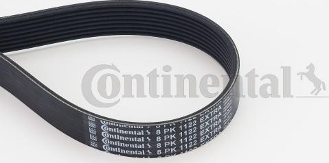 CONTINENTAL 8 PK 1122 EXTRA - Cinghia Poly-V www.autoricambi360.it