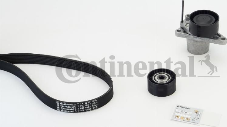 CONTINENTAL 7PK1687K1 - Kit Cinghie Poly-V www.autoricambi360.it