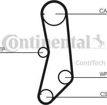 CONTINENTAL CT 997 K1 - Kit cinghie dentate www.autoricambi360.it