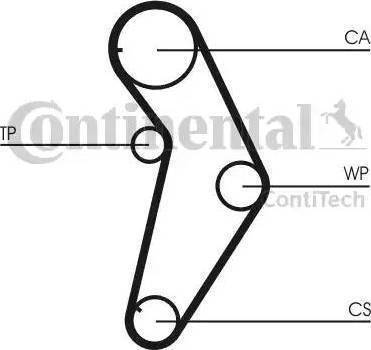 CONTINENTAL CT 927 K1 - Kit cinghie dentate www.autoricambi360.it