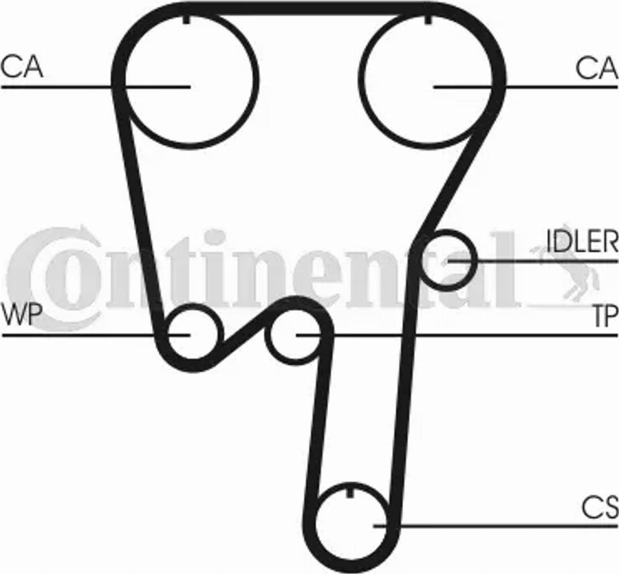 CONTINENTAL CT979K3 - Kit cinghie dentate www.autoricambi360.it