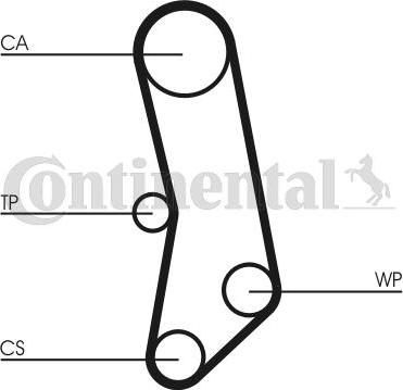 Continental CT503WP1 - Pompa acqua + Kit cinghie dentate www.autoricambi360.it
