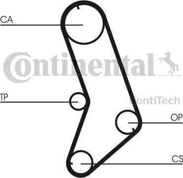 CONTINENTAL CT647K5 - Kit cinghie dentate www.autoricambi360.it