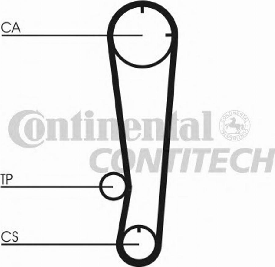 CONTINENTAL CT603K1 - Kit cinghie dentate www.autoricambi360.it