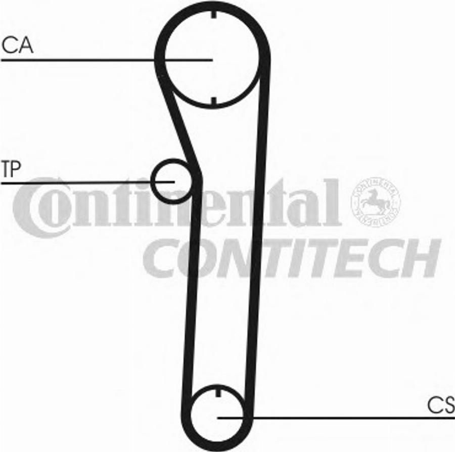 CONTINENTAL CT680K1 - Kit cinghie dentate www.autoricambi360.it
