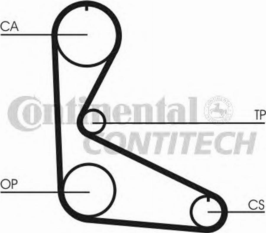 CONTINENTAL CT626K2 - Kit cinghie dentate www.autoricambi360.it