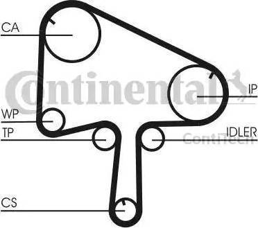 CONTINENTAL CT 1098 - Cinghia dentata www.autoricambi360.it