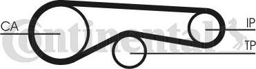 CONTINENTAL CT1239K2 - Kit cinghie dentate www.autoricambi360.it
