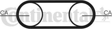 CONTINENTAL CT1112 - Cinghia dentata www.autoricambi360.it