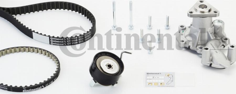 CONTINENTAL CT1189WP2PRO - Pompa acqua + Kit cinghie dentate www.autoricambi360.it