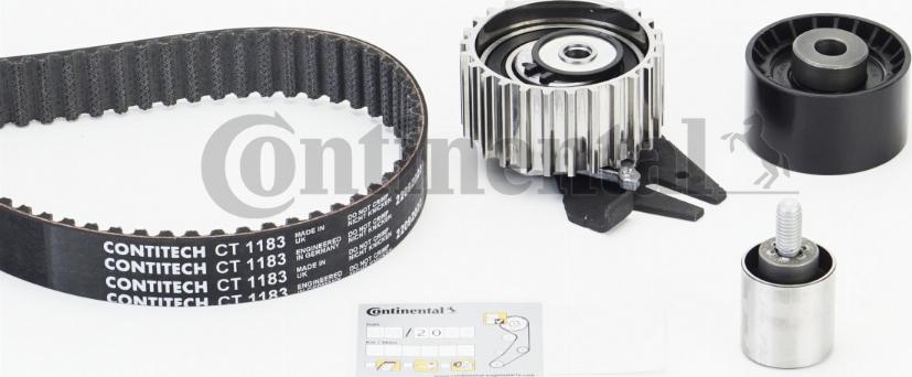 CONTINENTAL CT1183K1 - Kit cinghie dentate www.autoricambi360.it