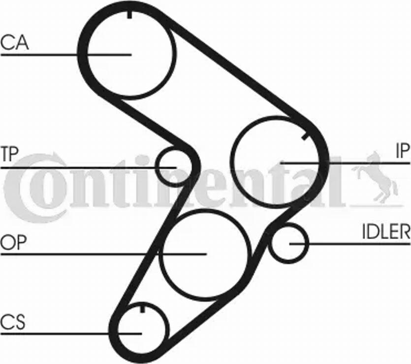 Continental CT1126K1 - Kit cinghie dentate www.autoricambi360.it