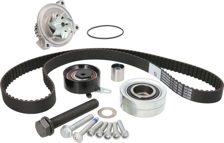 CONTINENTAL CT 1120 WP1 - Pompa acqua + Kit cinghie dentate www.autoricambi360.it